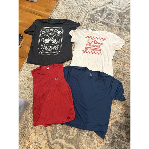 Lot of 18 Men’s Shirts (Polo and Tee Shirt), All sized XL - XXL. Assorted Brands - Picture 1 of 5